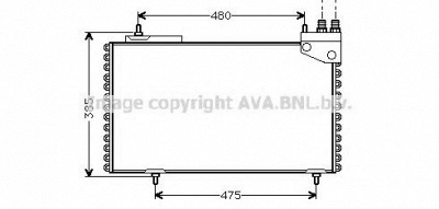 AVA QUALITY COOLING cn5094 -  Конденсатор, кондиционер